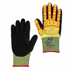 GUANTE TRX FITFLEX+ EN4X42DP/ANSI CUT A4 IMPACT NITRILO SANDY C/GAT (M)